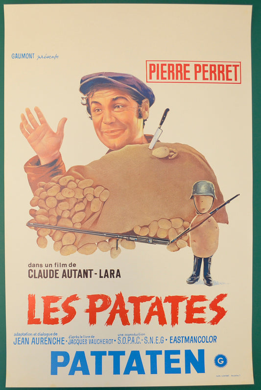 Les Patates   Original Belgian Poster - Film Poster - Movie Poster  