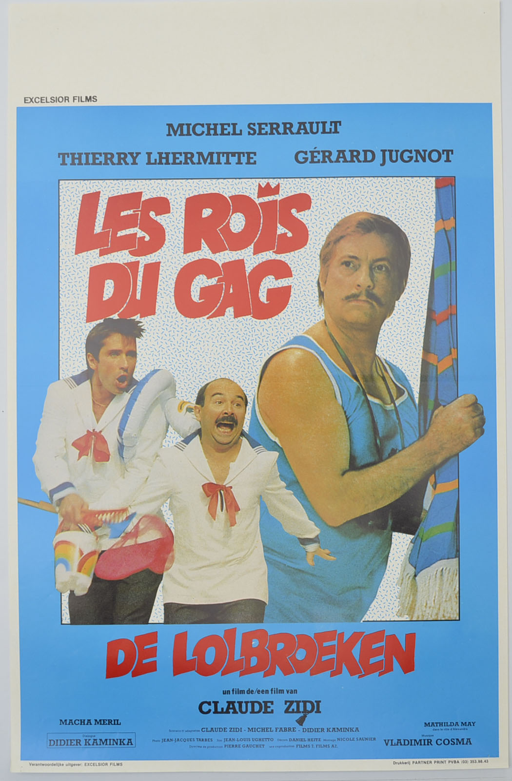 Les Rois Du Gag Original Belgian Poster - Film Poster - Movie Poster