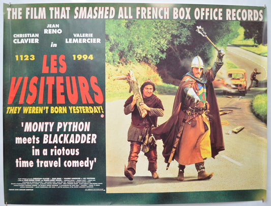 Les Visiteurs Original Quad Poster - Film Poster - Movie Poster