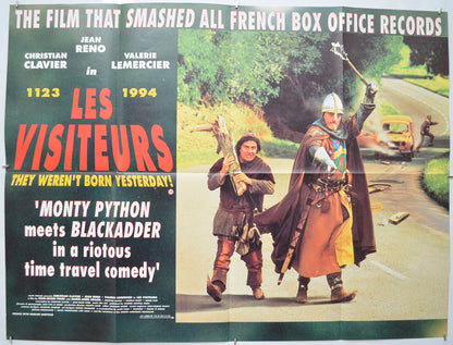 Les Visiteurs Original Quad Poster - Film Poster - Movie Poster