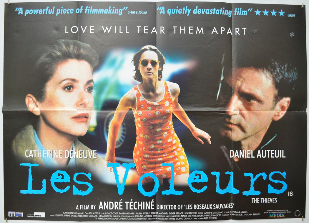 Les Voleurs (a.k.a. Thieves ) Original Quad Poster - Film Poster - Movie Poster