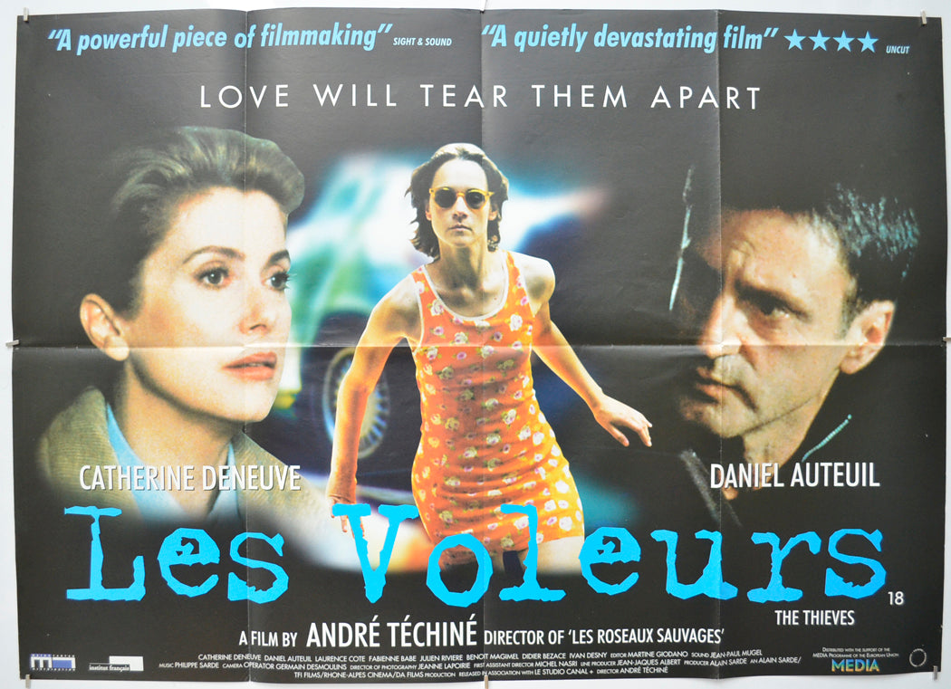 Les Voleurs (a.k.a. Thieves) Original Quad Poster - Film Poster - Movie Poster