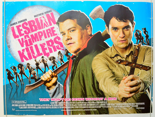 Lesbian Vampire Killers  Original British Quad Poster - Film Poster - Movie Poster