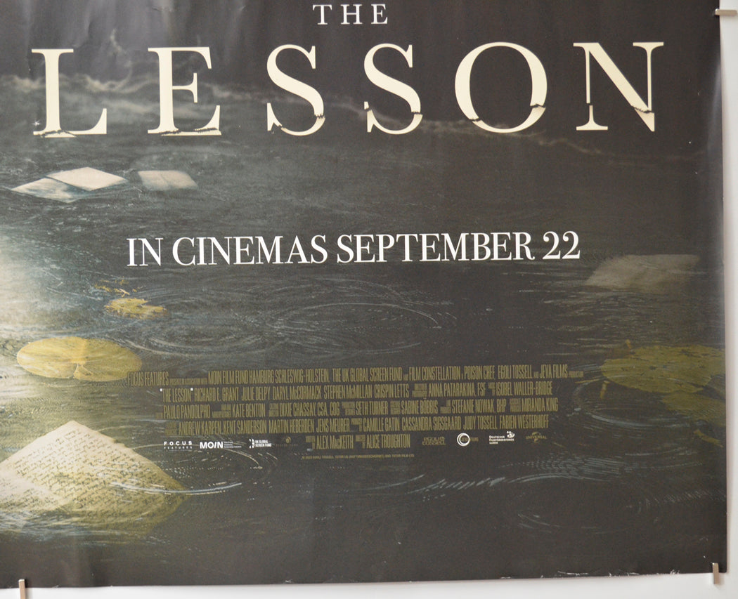 THE LESSON (Bottom Right) Cinema Quad Movie Poster 