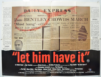 Let Him Have It Original Quad Poster - Film Poster - Movie Poster