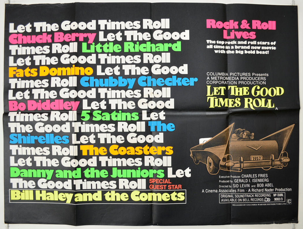 Let The Good Times Roll  (Design 2)  Original Quad Poster - Film Poster - Movie Poster 