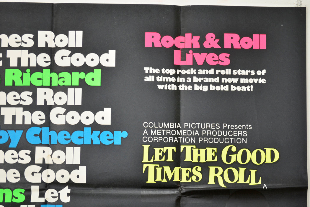 LET THE GOOD TIMES ROLL (Top Right) Cinema Quad Movie Poster 