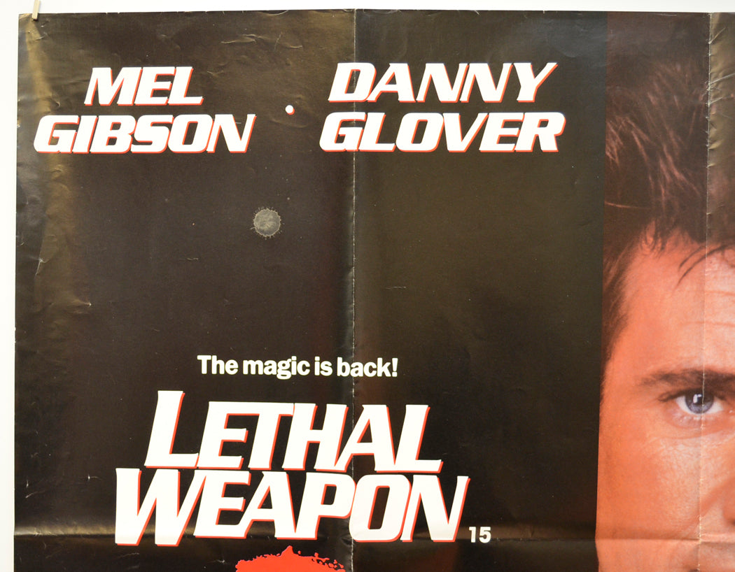 LETHAL WEAPON 2 (Top Left) Cinema Quad Movie Poster 