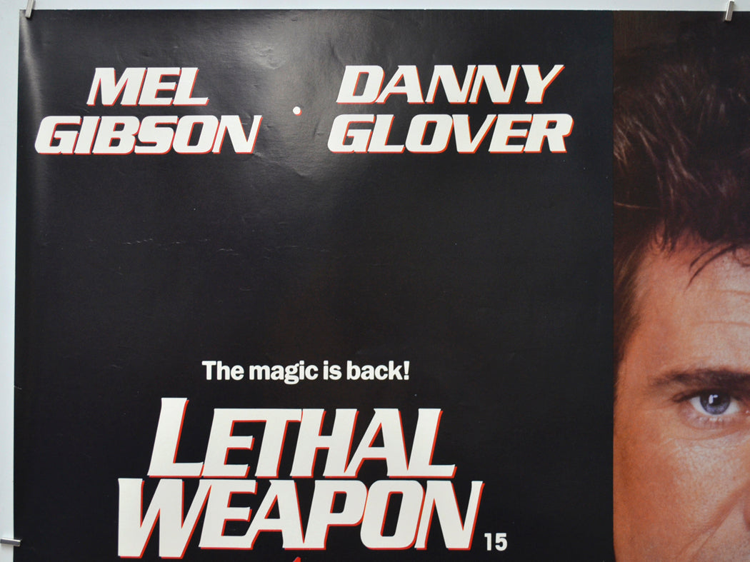 LETHAL WEAPON 2 (Top Left) Cinema Quad Movie Poster 