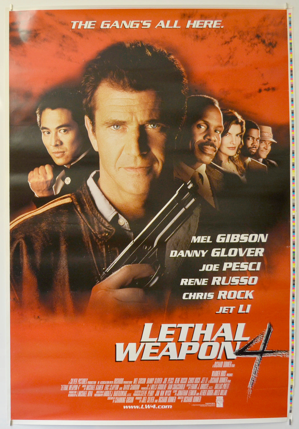 Lethal Weapon 4  (Printers Proof)   Original One Sheet Poster - Film Poster - Movie Poster