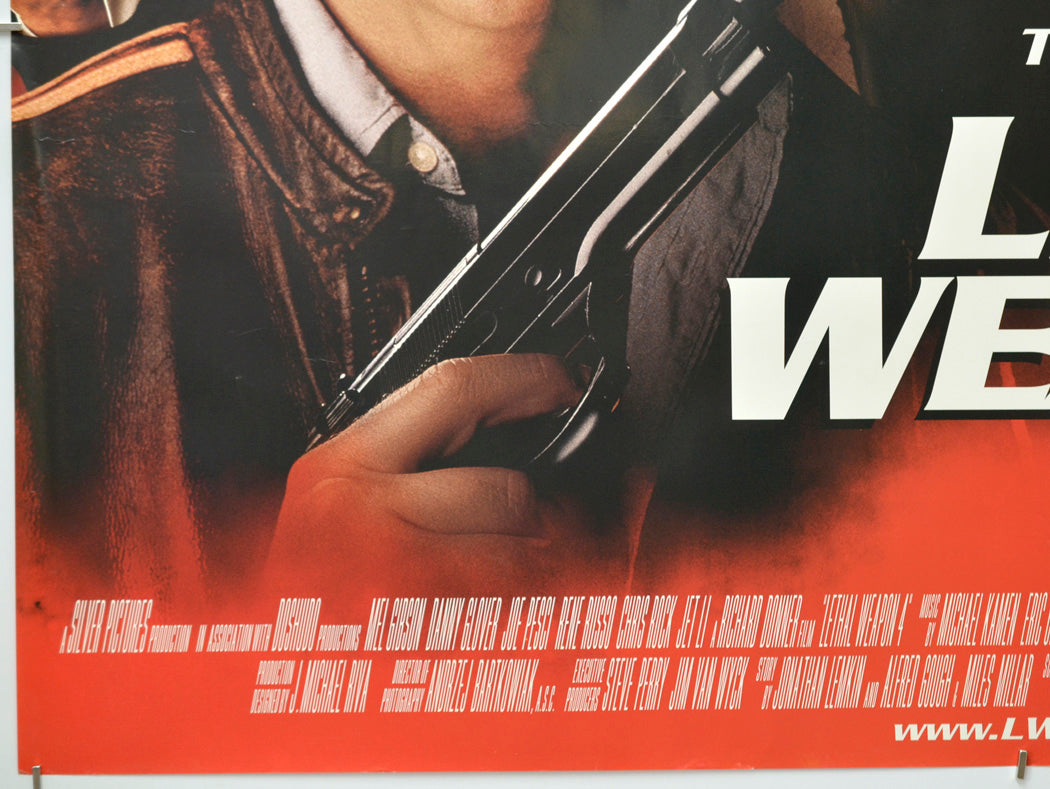 Lethal Weapon 4 (Bottom Left) Cinema Quad Movie Poster 