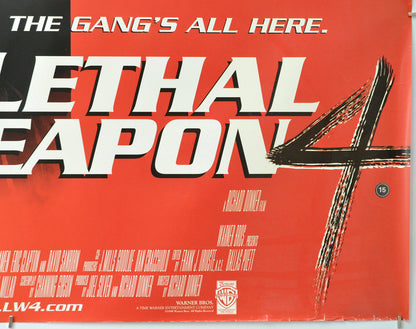 Lethal Weapon 4 (Bottom Right) Cinema Quad Movie Poster 