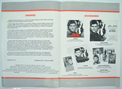 LETHAL WEAPON Cinema Exhibitors Campaign Pressbook - INSIDE 