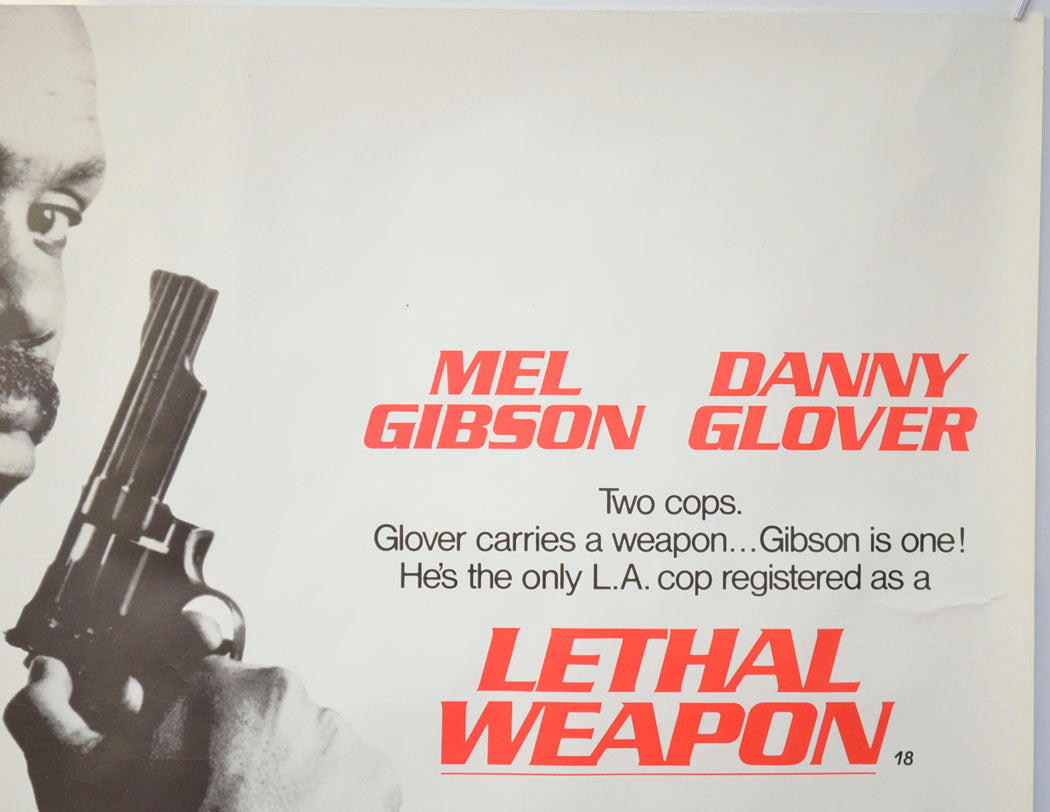 LETHAL WEAPON (Top Right) Cinema Quad Movie Poster 