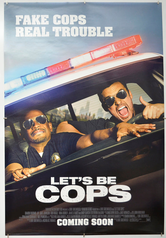 Let’s Be Cops Original One Sheet Poster - Film Poster - Movie Poster