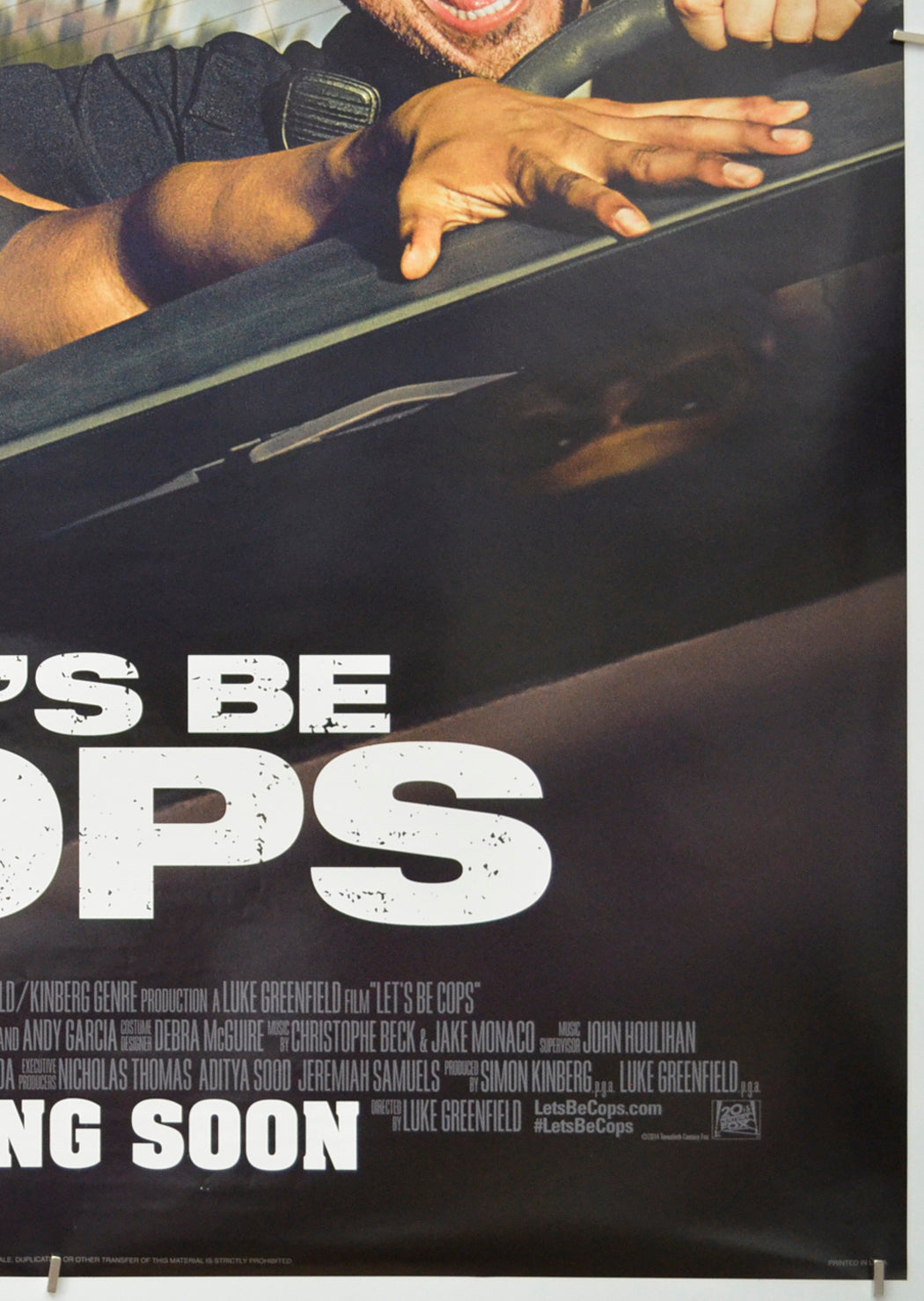 LET’S BE COPS (Bottom Right) Cinema One Sheet Movie Poster 