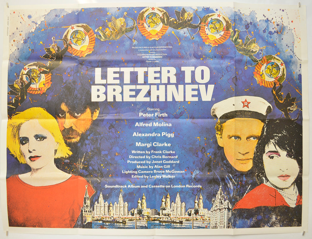 Letter To Brezhnev Original Quad Poster - Film Poster - Movie Poster  