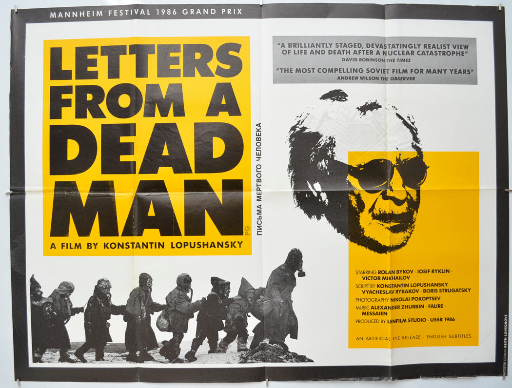 Dead Man Lettering “Letters From A Dead Man” (a.k.a. Pisma myortvogo cheloveka) Original ...