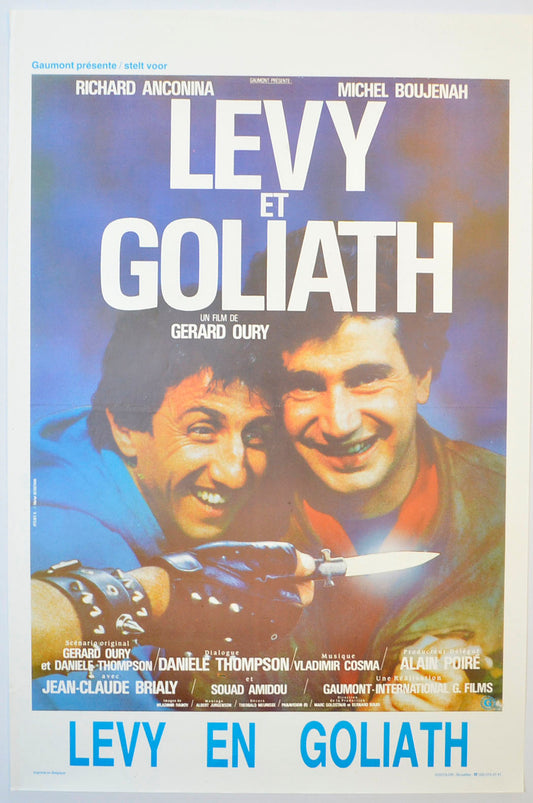 Levy et Goliath Original Belgian Poster - Film Poster - Movie Poster