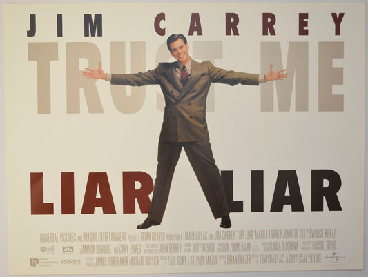 Liar Liar Original Mini Quad Poster - Film Poster - Movie Poster