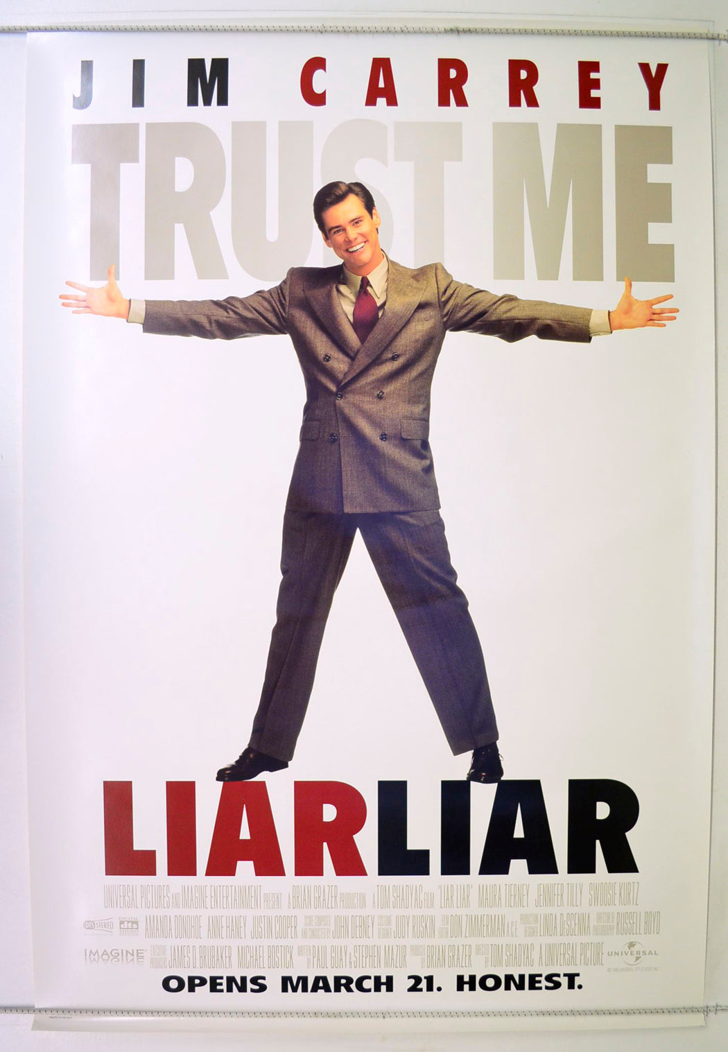 Liar Liar  Original One Sheet Poster - Film Poster - Movie Poster