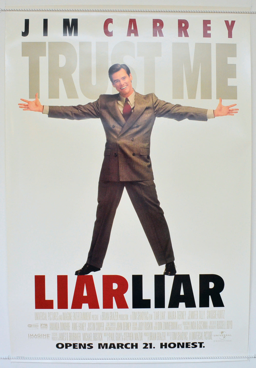 Liar Liar  Original One Sheet Poster - Film Poster - Movie Poster 