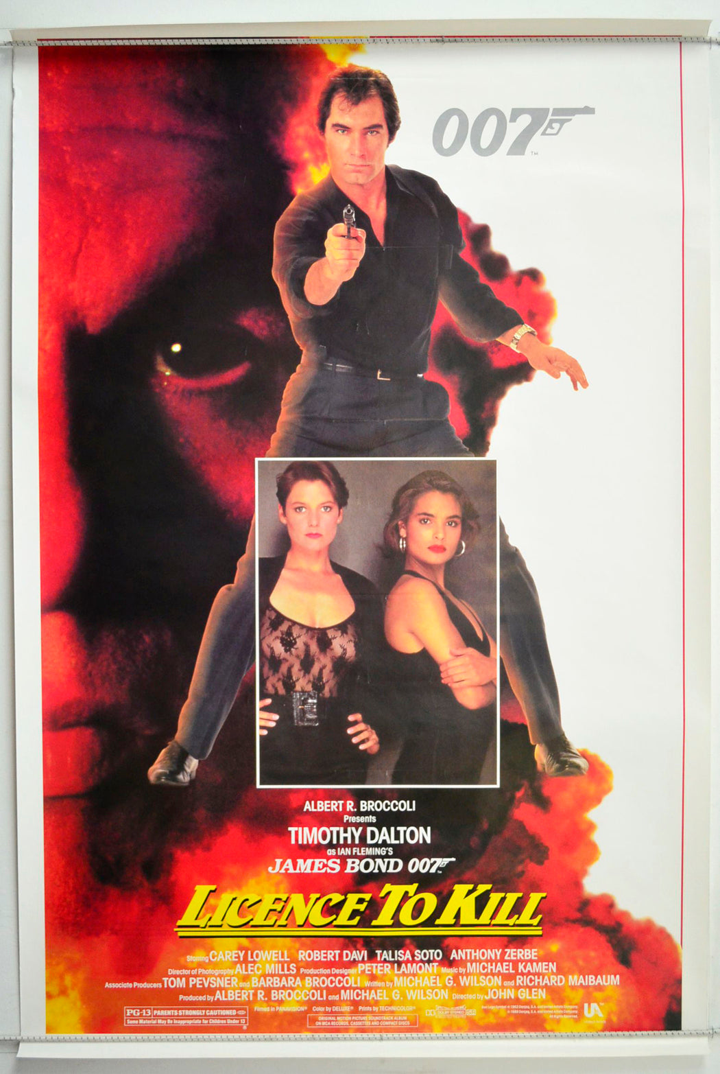 007 : Licence To Kill  (James Bond 007)   Original One Sheet Poster - Movie Poster