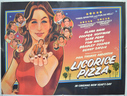 Licorice Pizza Original Quad Poster - Film Poster - Movie Poster