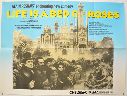 Life Is A Bed Of Roses (a.k.a. La vie est un roman)  Original Quad Poster - Film Poster - Movie Poster