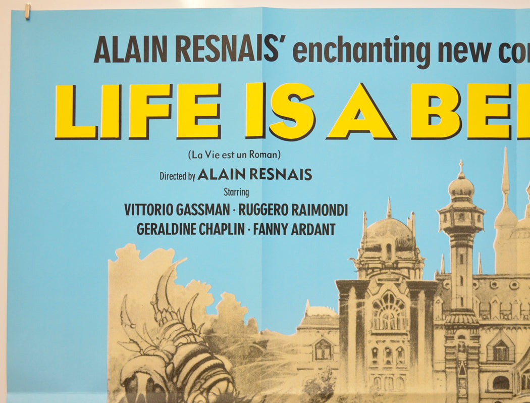 LIFE IS A BED OF ROSES (Top Left) Cinema Quad Movie Poster 