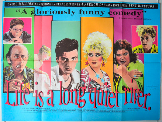 Life Is A Long Quiet River  (a.k.a. La vie est un long fleuve tranquille)   Original British Quad Poster - Movie Poster