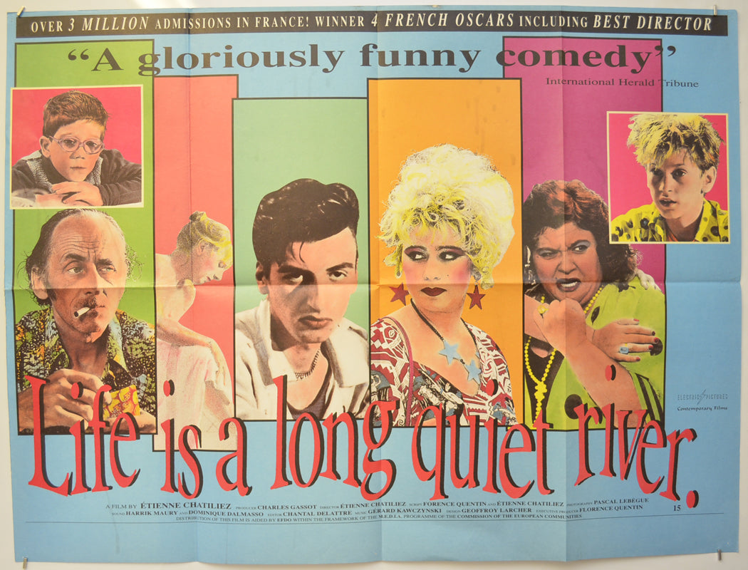 Life Is A Long Quiet River (a.k.a. La vie est un long fleuve tranquille) Original Quad Poster - Film Poster - Movie Poster