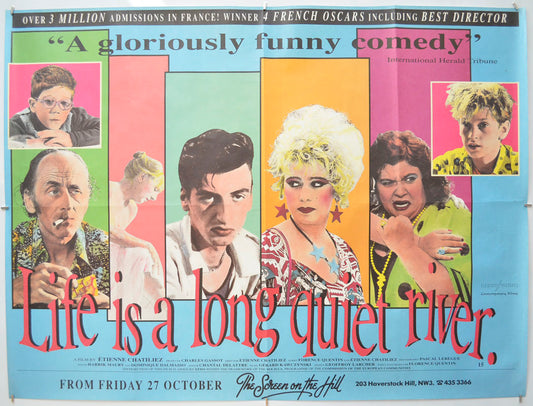 Life Is A Long Quiet River (a.k.a. La vie est un long fleuve tranquille) Original Quad Poster - Film Poster - Movie Poster