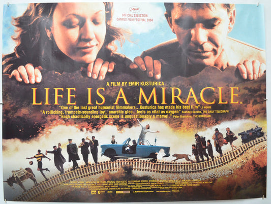 Life Is A Miracle  Original Quad Poster - Film Poster - Movie Poster