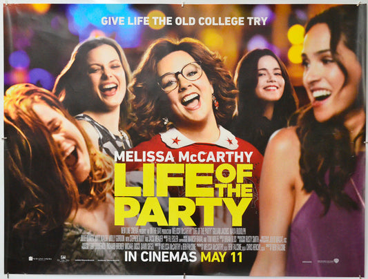 Life Of The Party - Original Quad Poster - Film Poster - Movie Poster