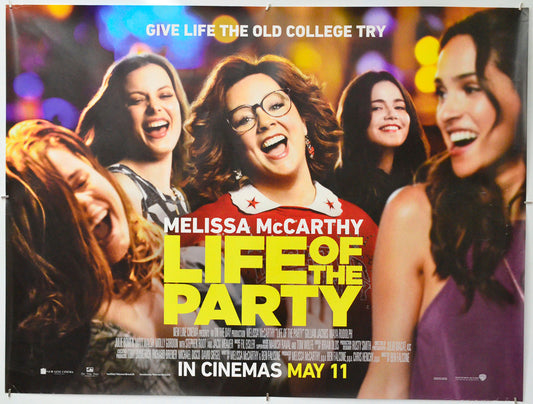 Life Of The Party - Original Quad Poster - Film Poster - Movie Poster