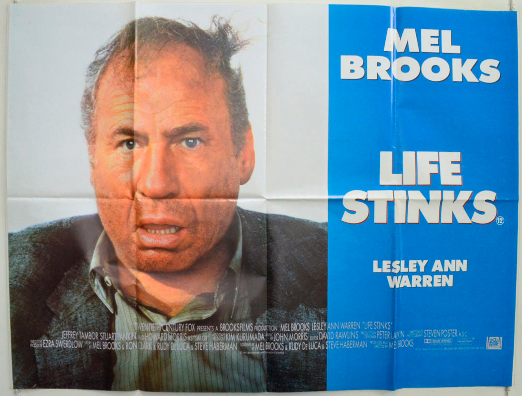 Life Stinks Original British Quad Poster - Film Poster - Movie Poster 