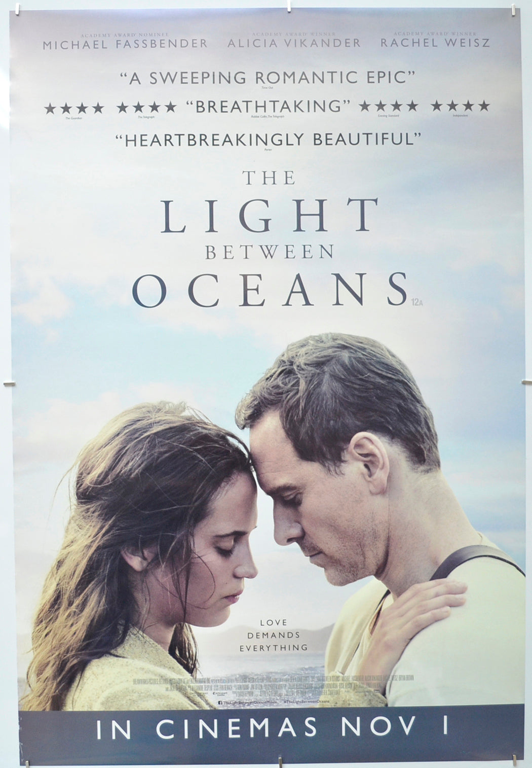 The Light Between Oceans - Original One Sheet Poster - Film Poster - Movie Poster