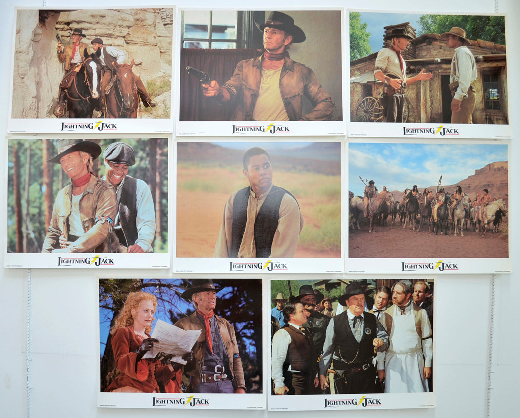 Lightning Jack  Set of 8 Original Cinema Lobby Cards 