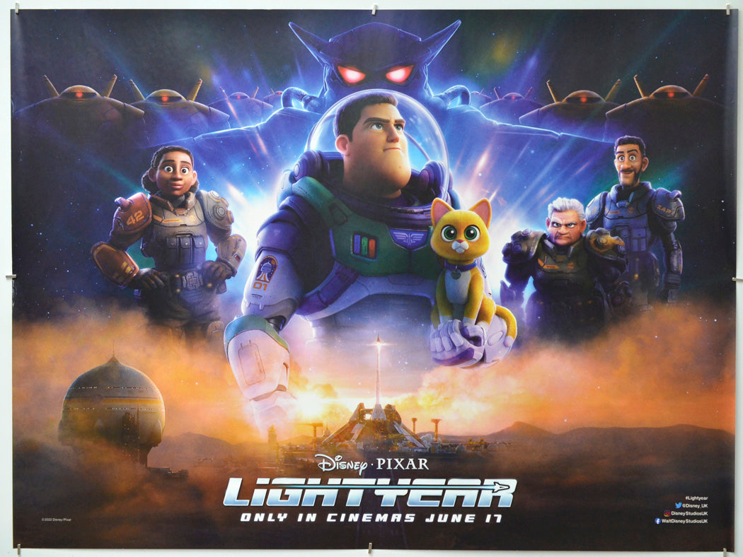 Lightyear - Original Quad Poster - Film Poster - Movie Poster