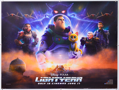 Lightyear - Original Quad Poster - Film Poster - Movie Poster