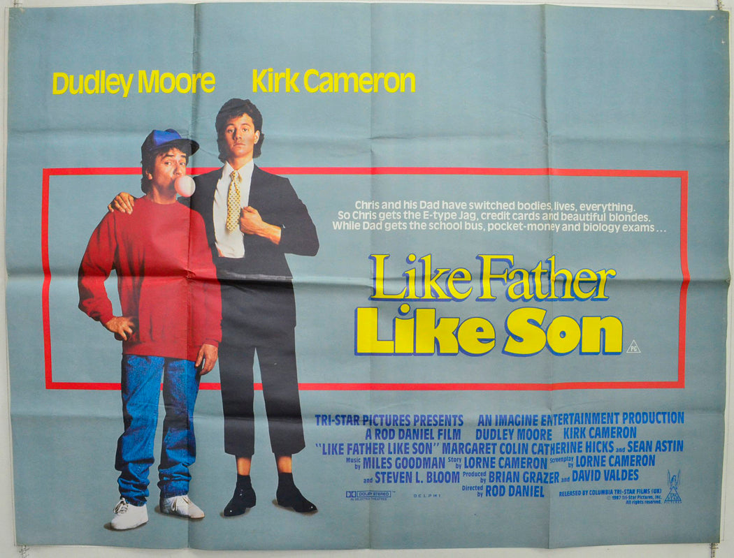 Like Father Like Son Original British Quad Poster - Film Poster - Movie Poster 