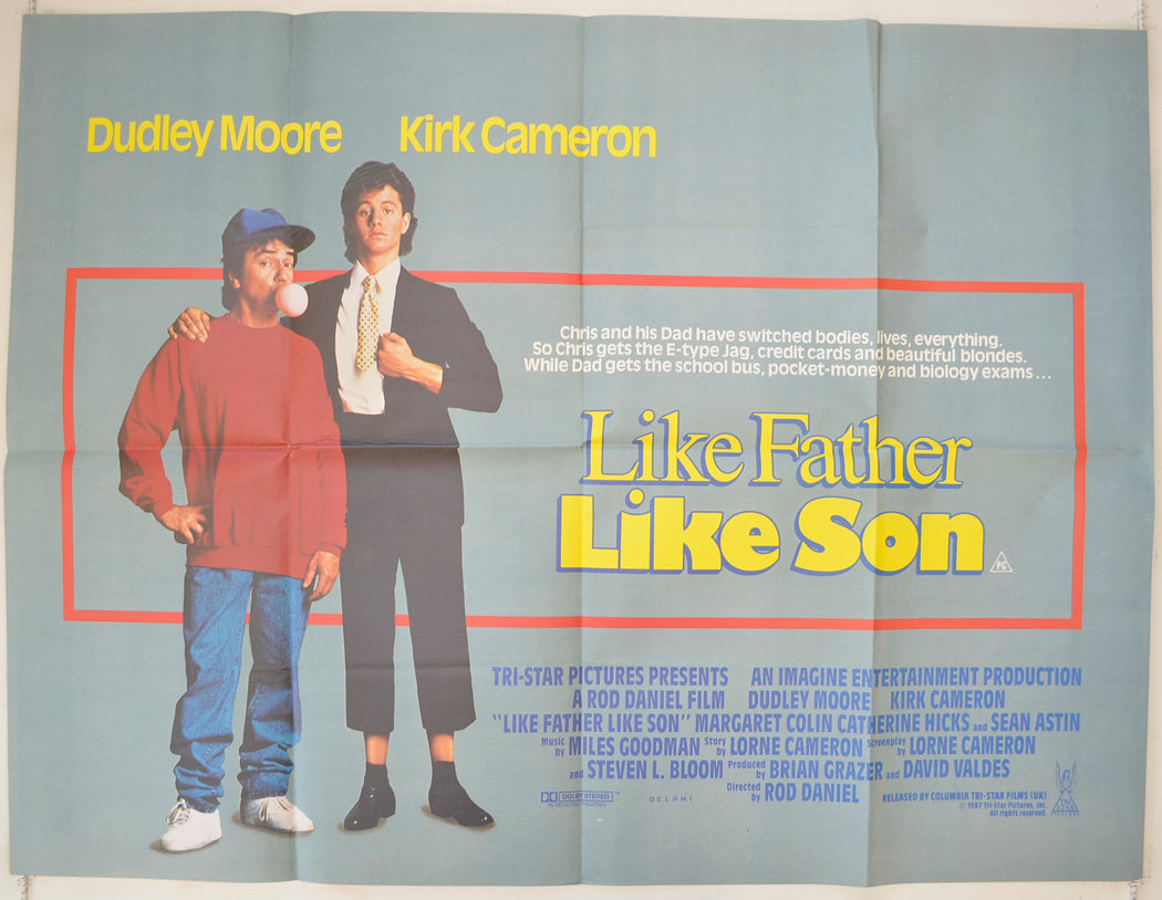 Like Father Like Son Original Quad Poster - Film Poster - Movie Poster  