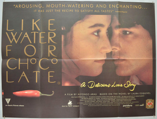 Like Water For Chocolate (a.k.a. Como agua para chocolate) Original Quad Poster - Film Poster - Movie Poster