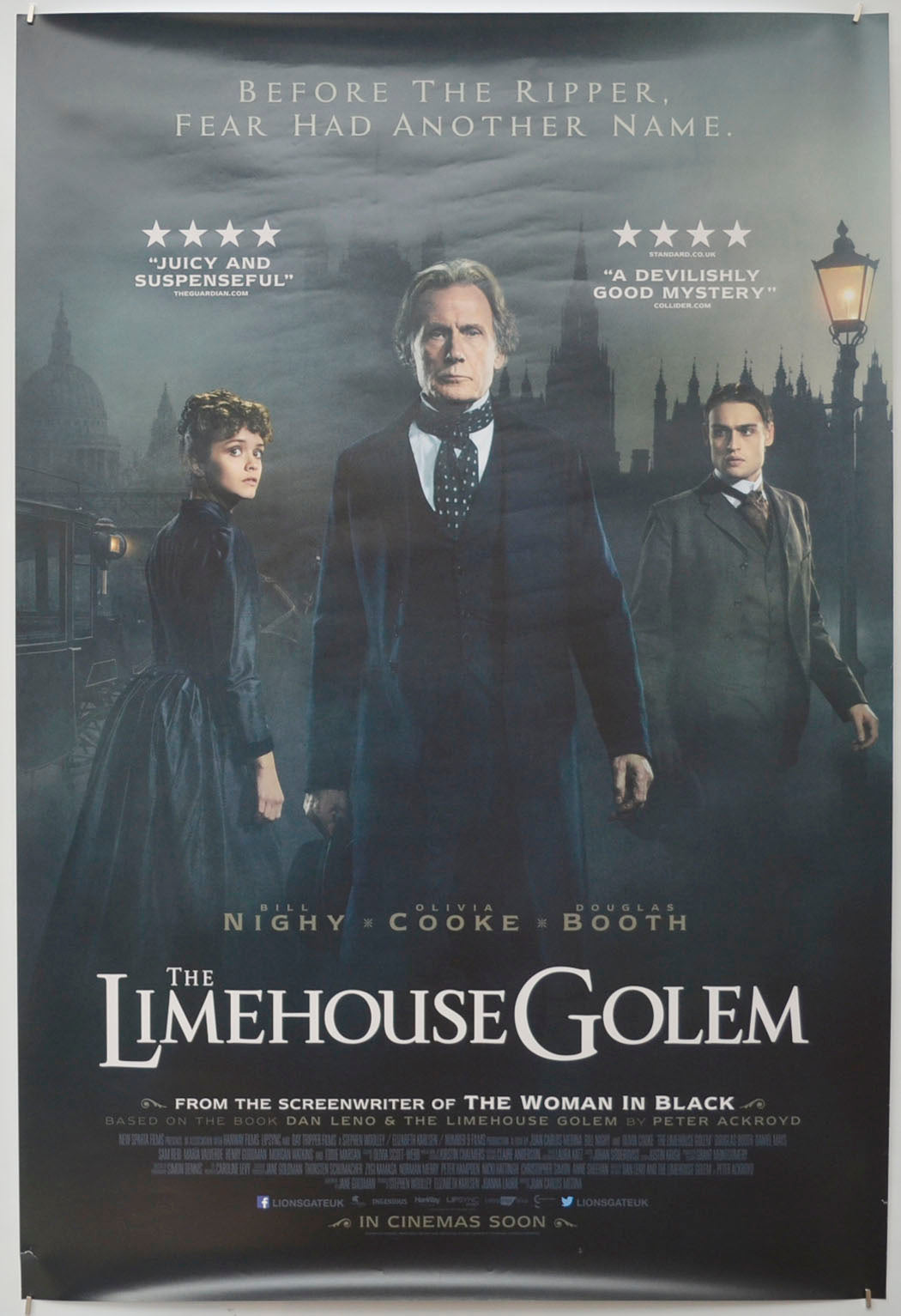 The Limehouse Golem Original One Sheet Poster - Film Poster - Movie Poster