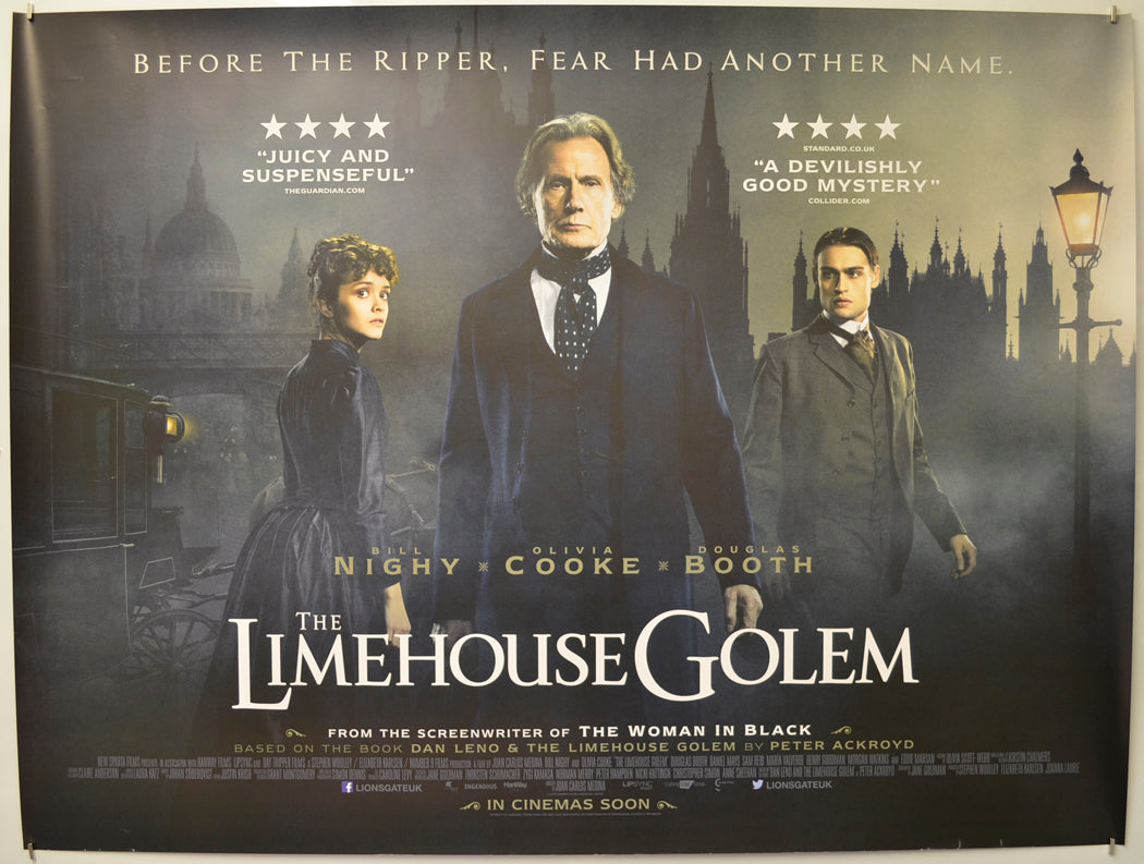 The Limehouse Golem Original Quad Poster - Film Poster - Movie Poster