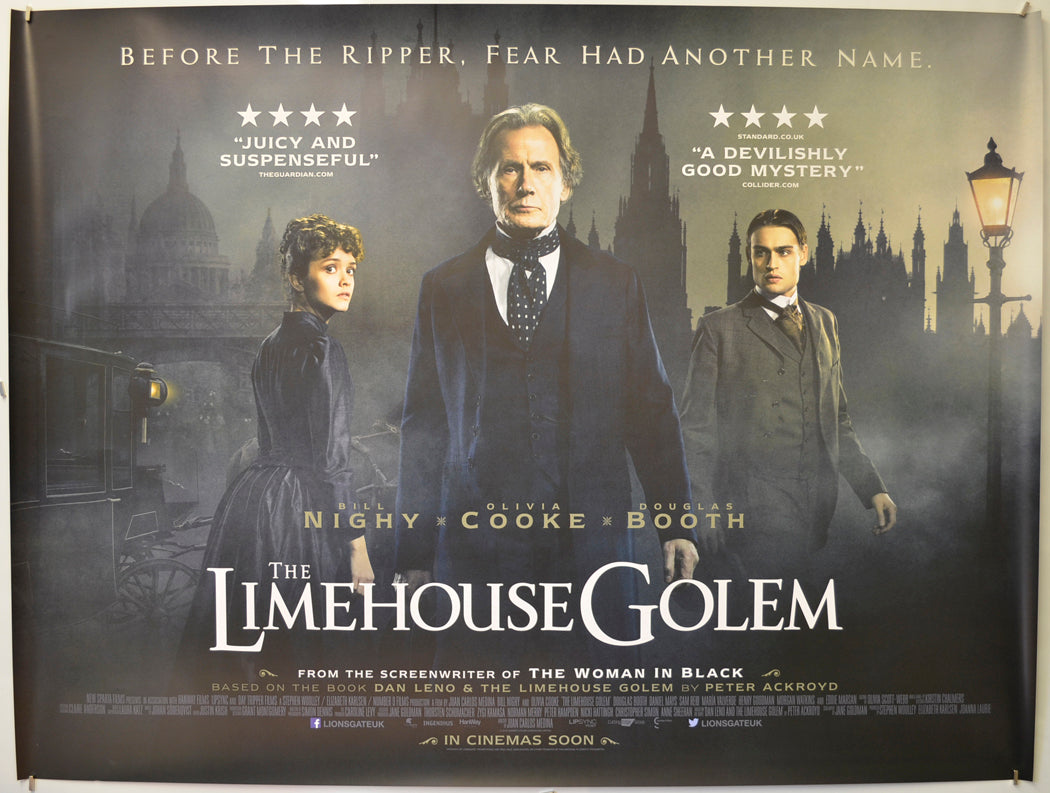 The Limehouse Golem Original Quad Poster - Film Poster - Movie Poster