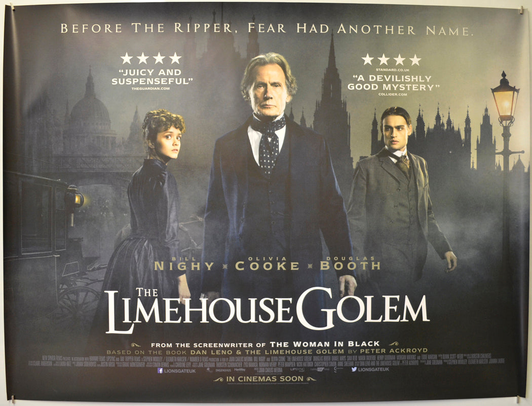 The Limehouse Golem Original Quad Poster - Film Poster - Movie Poster