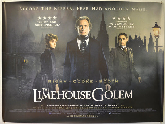 The Limehouse Golem Original Quad Poster - Film Poster - Movie Poster