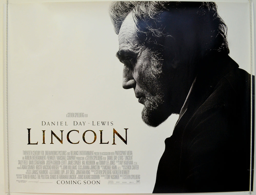 Lincoln  Original British Quad Poster - Film Poster - Movie Poster 